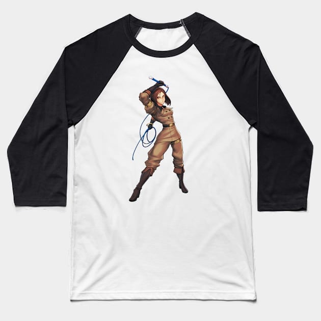 Whip Baseball T-Shirt by hybridmink